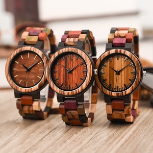 Montres à quartz de luxe pour hommes <span class=keywords><strong>DODO</strong></span> DEER, 37 mm, aiguilles antiques, style business, fabrication artisanale, mouvement japonais MIYOTA, boîtier en bois naturel - Product Image 3