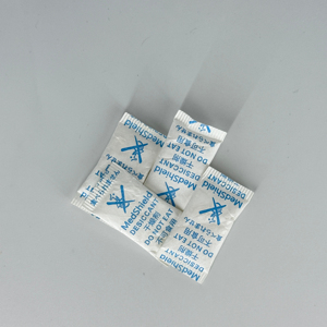 Oxyfree silica gel hút ẩm 10gram 50gram độ tinh khiết 99.9% CAS 7631 biểu tượng tùy chỉnh silica gel gói cho thiết bị điện tử - Product Image 1