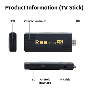Đủ cung cấp hàng hóa Android 10.0 TV Stick BT4.0 r96 hỗ trợ 4K HD hỗ trợ thông minh Rockchip rk3228a Quad Core TV Stick - Product Image 5