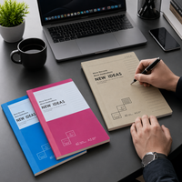 Carnet de notes personnalisé avec impression, format A6/A5/A4, 60/100 pages, couverture rigide, reliure parfaite, papeterie créative pour l'école