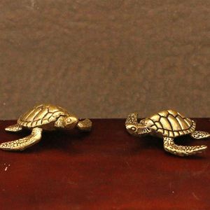 Handcrafted Carved 3D Metal Turtle Figurine Unique Home Decor Ornament for Special Occasions - Product Image 2