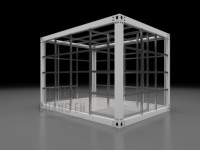 La structure pour les maisons préfabriquées modernes en conteneurs et les maisons transportables est en acier galvanisé et conçue sur mesure