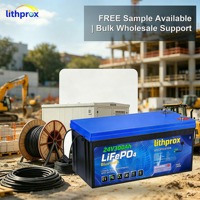 Batería de energía para montacargas de 24V 300AH, celda de batería LiFePO4 de larga duración para montacargas de terreno accidentado, UL CE RoHS MSDS OEM ODM