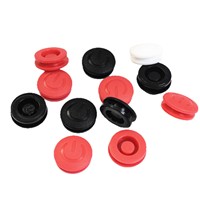 Capuchon de bouton tactile en silicone rouge de 10 mm, étanche, pour interrupteur d'alimentation JC-345