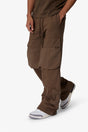 Cuciture plissettate, ampie tasche <span class=keywords><strong>laterali</strong></span>, coulisse, gamba del pantalone leggermente allungata, tessuto drappeggiato antipiega - Product Image 2