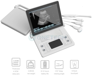 Système d'échographe portable noir et blanc pour ordinateur portable - Product Image 4