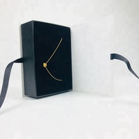 Boîtes cadeaux en carton pliables avec fermeture à poignée, impression de logo personnalisé, laminage mat écologique