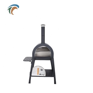 Chimenea larga negra <span class=keywords><strong>Gozney</strong></span> Dome Horno de pizza de madera con parrilla de carbón - Product Image 3