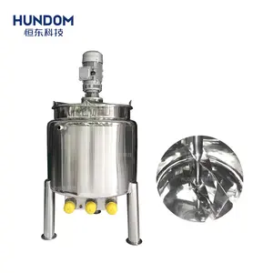 500 Liters SS304/316L Mirror Polishing Electric Heating Sugar Dissolution Storage Tank With Mixer