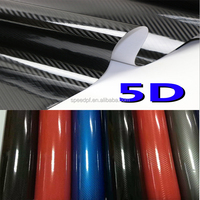 Film de protection pour voitures en fibre de carbone FYL, brillant, auto-adhésif, résistant aux UV, film de changement de couleur, film noir pour voitures, rouleau de film de protection pour voitures