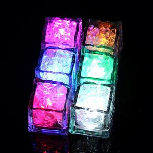 Luminous Led Fluorescent Block Colorful Flash Induction Glowing Ice <b>Cubes</b> Bk01 Model for Ktv Bar Wedding Supplies - Product Image 4