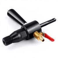 Adaptateur d'alimentation en eau avec valve réglable pour le perçage au diamant humide, accessoires de perçage pour béton et maçonnerie