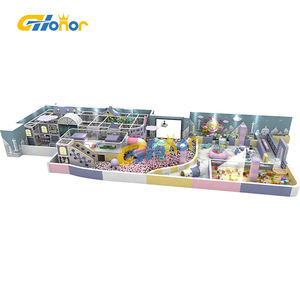 Amusement Nouveau Style Personnalisé <span class=keywords><strong>Nice</strong></span> Kids Naughty Fort piscine à vagues enfants balançoire lit équipement Aire de jeux intérieure - Product Image 4