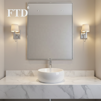 Vasque de comptoir moderne commerciale, de forme ronde, en céramique, facile à nettoyer, pour salle de bain et cuisine