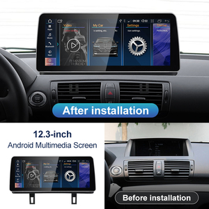 HFMidia MTK8581 Radio Multimedia para Auto con Carplay AUTO Android14 y GPS de 12.3 Pulgadas para BMW E81 E82 E87 E88, Unidad Principal con Bluetooth - Product Image 2