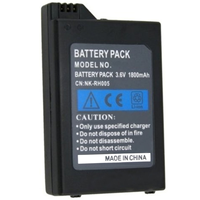 Paket Baterai PSP1000 1800mAh untuk Konsol Gamepad PSP-110 PSP 1000 Baterai Isi Ulang 3.6V
