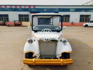 Vehículo Eléctrico Clásico de 48V, 11 Plazas, Estilo Vintage, con Batería de Plomo-Ácido, Velocidad Máxima de 60 km/h, Ideal para Bodas y Eventos al Aire Libre - Product Image 5