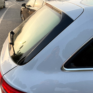 Aileron de coffre arrière Audi A4 B8 Allroad Avant 2009-2016, noir piano ABS, modification latérale et arrière - Product Image 4