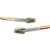 Câble de raccordement fibre optique LC vers LC OM4 10Gb/Gigabit Multimode Duplex 50/125µm LSZH