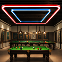 Luminaire de table de billard LED moderne CE ROSH EMC LVD, luminaire commercial pour salle de billard, luminaire de table de snooker, lampe suspendue LED