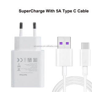 Chargeur d'origine 5V 4.5A EU <span class=keywords><strong>Supercharge</strong></span> pour <span class=keywords><strong>Huawei</strong></span> Mate 9 10 20 P10 Plus 5V 4.5A 22.5W Super Chargeur avec câble Type C 5A - Product Image 3