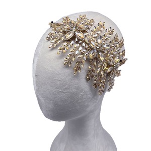 Sp5230 đầy màu sắc làm bằng tay 3D Dây thực vật phù dâu áo choàng buổi tối pha lê vạt áo ăn mặc bảng vá rhinestone hoa đính - Product Image 6