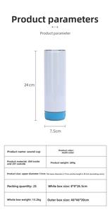 20オンスステンレス鋼スマートミュージックカップモダンスタイル4-in-1クーラー2ふた付きワイヤレススピーカーローラーサブリメートキャンプ用 - Product Image 6