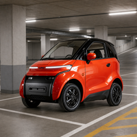 Elektrisches Mikroauto mit zwei Motoroptionen für Stadtpendler, Scheibenbremsen vorne und hinten, 60V 150Ah bis 314Ah LFP OEM