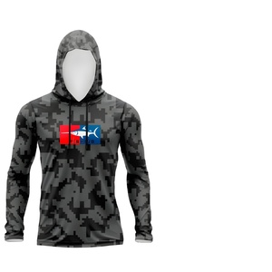 เสื้อตกปลาผู้ชายแบบสั่งทำพิเศษ - UPF50+ กันน้ำ ลายพราง แห้งเร็ว ระบายอากาศได้ดี - Product Image 1