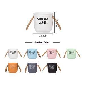 <span class=keywords><strong>Maceta</strong></span> decorativa de PP con cuerda de cáñamo portátil al por mayor de fábrica, <span class=keywords><strong>maceta</strong></span> de plástico personalizada para flores artificiales y plantas vivas - Product Image 2