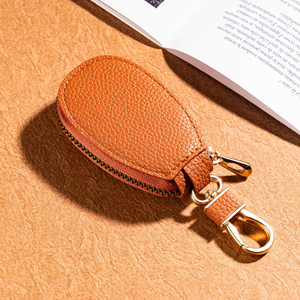 ที่ใส่กุญแจหนัง PU แบบมินิมอลลิสต์เคสกระเป๋าสตางค์กระเป๋าใส่กุญแจอเนกประสงค์ความจุขนาดใหญ่ - Product Image 6