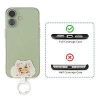 Nouvelle conception personnalisable : Lanière de téléphone portable en tissu à motifs hiver et été pour tour de cou, dragonne et étui de téléphone