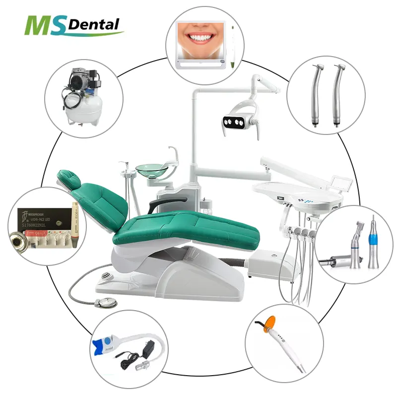 Precio barato conjunto completo de silla dental sillón dental completo con Camara productos de odontología intraoral