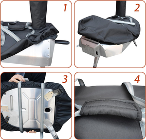 Funda Protectora para Horno de Pizza, Resistente al Agua, de Tela Oxford 600D, Antiarañazos, para Uso en Exteriores - Product Image 3