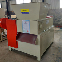 Broyeur de plastique robuste à axe unique pour recyclage, machine de découpe transversale et micro-découpée du plastique, contrôle PLC