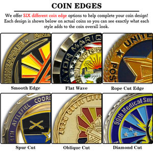 Custom Design oro antico argento sfida moneta stampo stampo stampo in lega di zinco ottone 2D 3D metallo Custom monete collezioni - Product Image 5