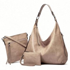 Sacs à main pour femmes, mode plage, luxe, cuir PU durable, grand espace, sac à bandoulière souple, sacs de voyage à fermeture éclair, grande capacité, USA - Product Image 2