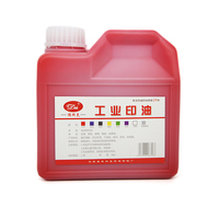 Offre Spéciale 1KG recharge industrielle encre couleur encreur sceau photosensible timbre huile pour métal toile plastique pour usage de bureau