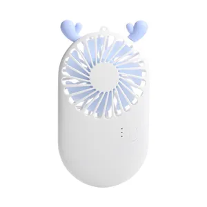 Mini ventilador portátil de viagem, mini ventilador portátil de bolso, ventilação com alimentação por 3x baterias aaa para escritório e exterior, casa, 2023