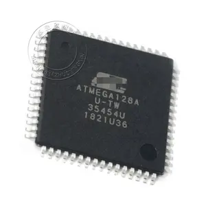 Integrated Circuit ATMEGA128A-AUR TQFP64Original Low Power 8Bit CMOS Microcontroller