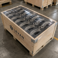 Bras de commande en fonte ductile usiné CNC de précision sur mesure pour engins de construction, bras oscillant moulé