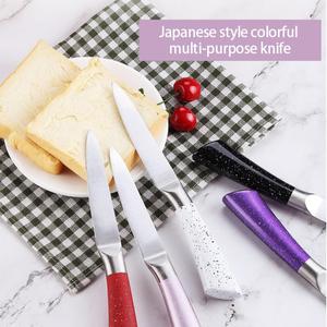 Cuchillo de Cocina Profesional de Acero Inoxidable con Alto Contenido de Carbono, Personalizable, de Calidad de Fábrica OEM, con Mango Ergonómico de PP, TPR y Madera - Product Image 5