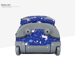 2025 dessin animé étanche Oxford Trolley sac sport Style affaires voyage bagages avec école sac à dos stockage caractéristique - Product Image 6