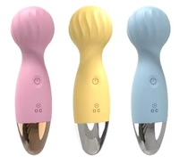 Wiederaufladbarer Silikon-Mini-Massager Vibrator 12 Vibrationsmodi AV-Vibrator Flirt-Vibro-Eier Erotikspielzeug für Erwachsene