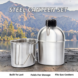 Pentola/Casseruola Pieghevole in Acciaio Inossidabile Lucidato Argento di Alta Qualità, Capacità 1-2L, Compatibile con Fornelli a Gas - Product Image 2