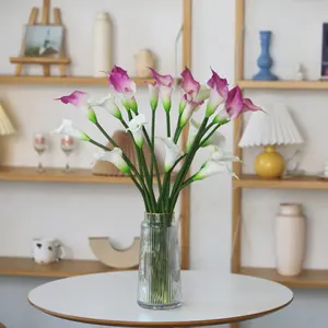 Calla lili artificial do toque real da calla, alta qualidade, atacado, flores decorativas