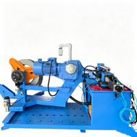 Machine industrielle automatique de formage de conduits spirale, formage des extrémités, contrôle par micro-ordinateur, système CNC HUST pour conduits de ventilation