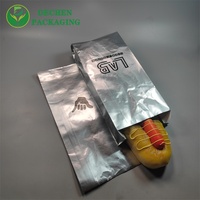 Sacs en papier kraft biodégradable personnalisés en gros pour livraison, impression offset pour frites, sushis, snacks, tailles sur mesure