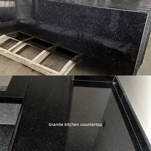 Tấm đá granite đen thiết kế hiện đại, giá xuất xưởng, dùng làm mặt bàn bếp ngoài trời và cầu thang, nhập khẩu từ Trung Quốc - Product Image 3