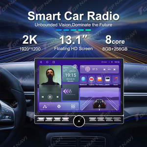 13.1インチシングルノブAndroidカーDVDプレーヤー (GPSダイヤモンド2Kカーステレオミュージックシステム付き) 1年間のマルチメディアプレーヤー - Product Image 2